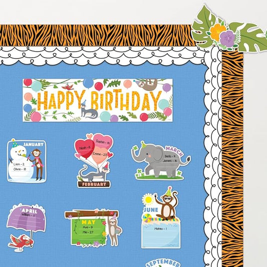 JUNGLE FRIENDS BORDER