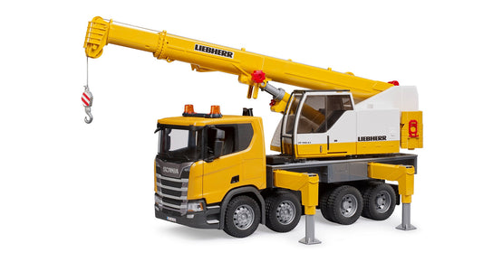 CRANE TRUCK WITH LIGHTS