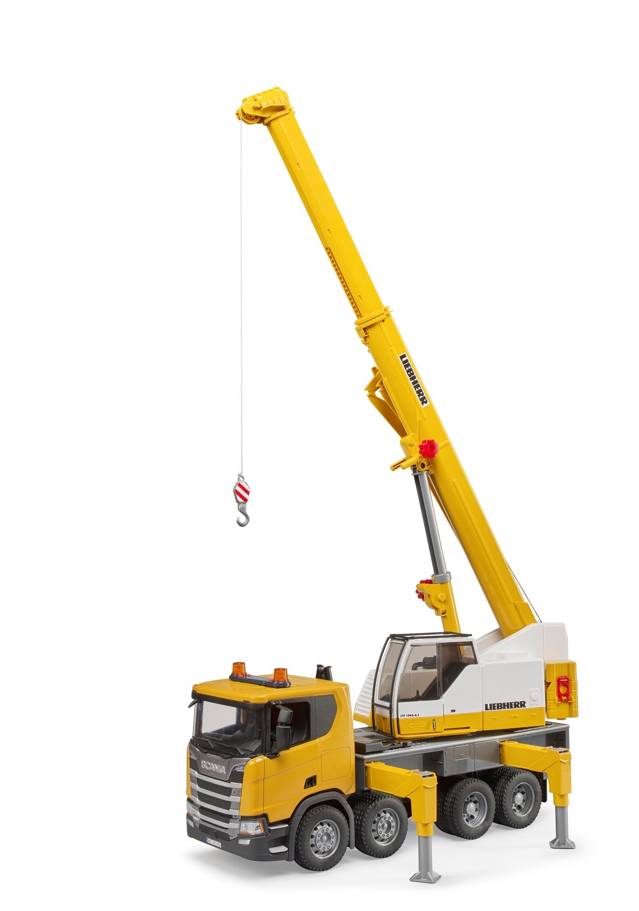 CRANE TRUCK WITH LIGHTS