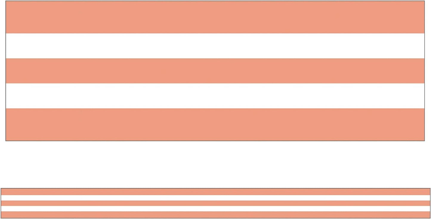 SIMPLY STYLISH CORAL WHITE STRIP