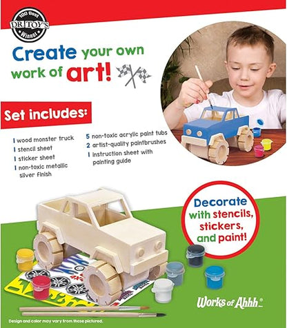 MONSTER TRUCK PAINT YOUR OWN