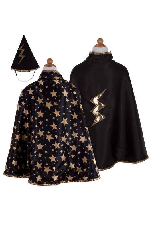 RFEVERSABLE WIZARD CAPE/HAT 4-6