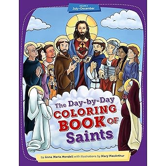 DAY BY DAY COLORING BOOK SAINTS