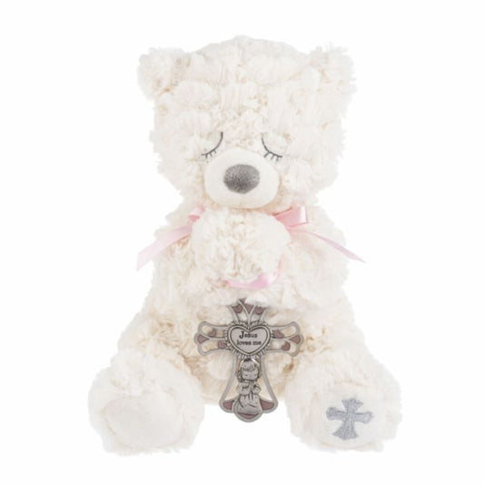 SERENITY BEAR PINK RIBBON