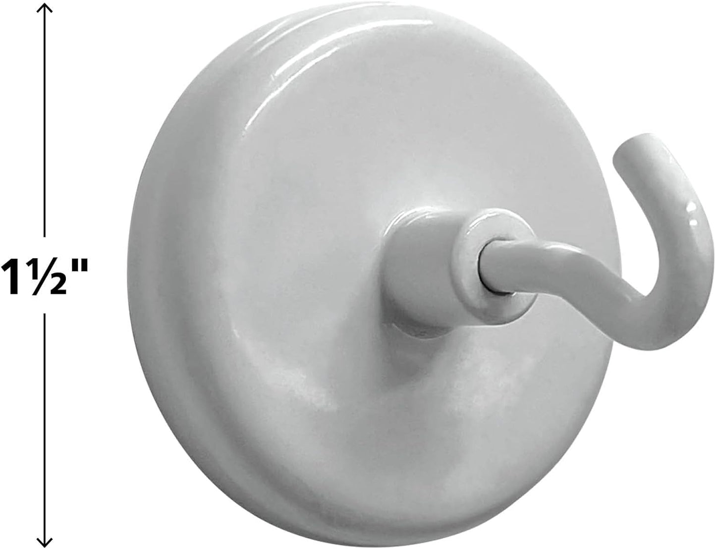 BLACK AND WHITE MAGNETIC HOOKS