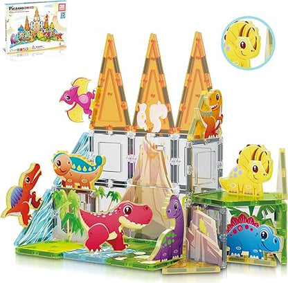 DINOSAUR SET WITH 8 ACTION