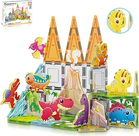 DINOSAUR SET WITH 8 ACTION