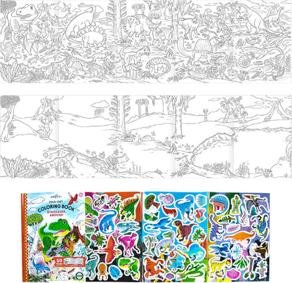 DINOSAURS ABOUND COLORING BOOK