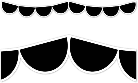 BLACK HALF DOTS