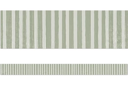 SAGE GREEN STRIPES