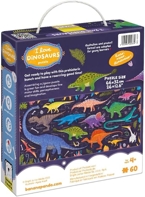 I LOVE DINOSAURS PUZZLE