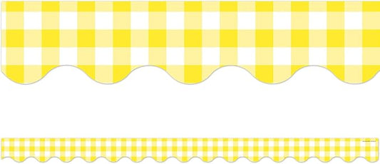 YELLOW GINGHAM TRIMMER