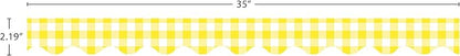 YELLOW GINGHAM TRIMMER