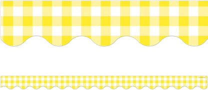 YELLOW GINGHAM TRIMMER