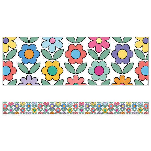 FLOWERS STRAIGHT BORDER