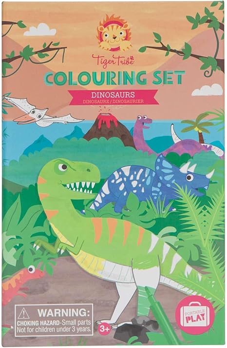 COLORING SET DINO