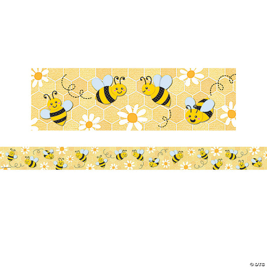 Buzzing Bees Straight Border Tri