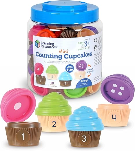 MINI COUNTING CUPCAKES
