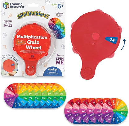 MULTIPLICATION QUIZ WHEEL