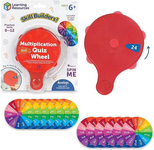 MULTIPLICATION QUIZ WHEEL