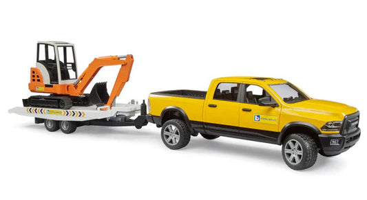 RAM TRAILER AND EXCAVATOR