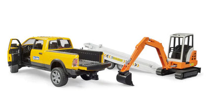 RAM TRAILER AND EXCAVATOR