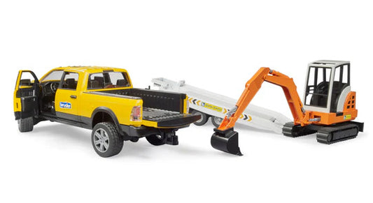 RAM TRAILER AND EXCAVATOR