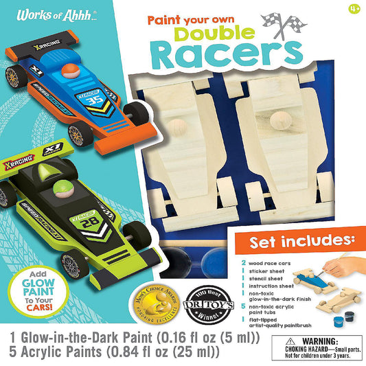 DOUBLE RACERS PAINT YOUR OWN