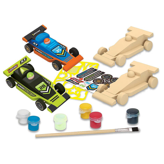 DOUBLE RACERS PAINT YOUR OWN