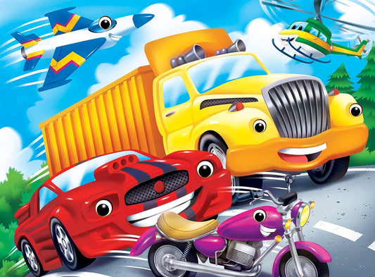 GOOGLY EYES VEHICLES PUZZLE