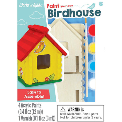 BIRDHOUSE PAINT YOUR OWN MINI