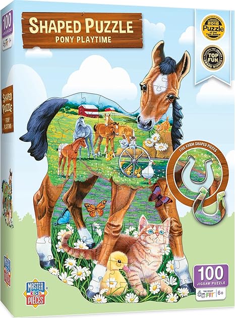 PONY PLAYTIME SHAPED PUZZLE