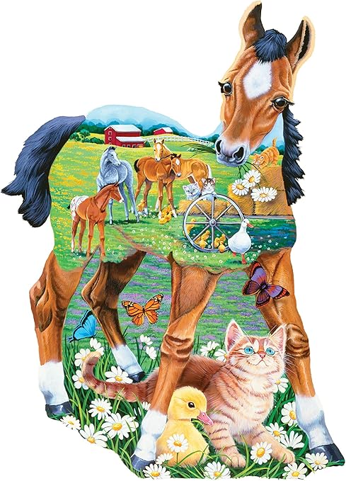 PONY PLAYTIME SHAPED PUZZLE