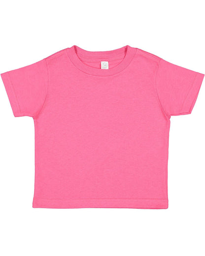 Rabbit Skins Toddler Cotton Jersey Blank T-Shirt 3301T 3301J: BANANA / 5/6