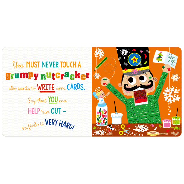 Board Book Never Touch a Grumpy Reindeer!