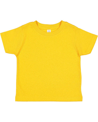 Rabbit Skins Toddler Cotton Jersey Blank T-Shirt 3301T 3301J: White / 7