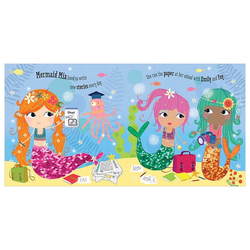 Picture Book Mermaid Mia and the Royal Visit (10 x 10 in)