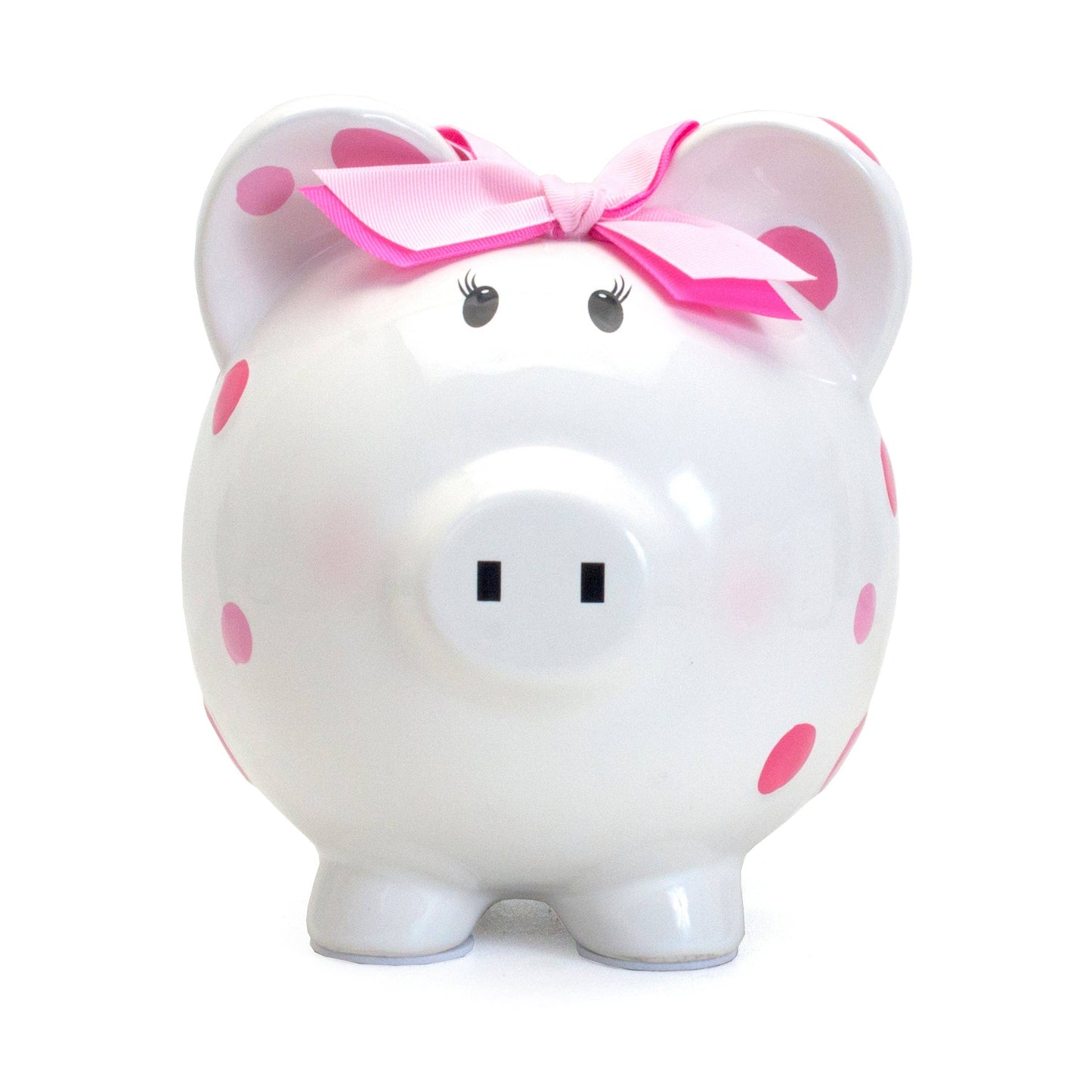Pink Polka Dot Piggy Bank
