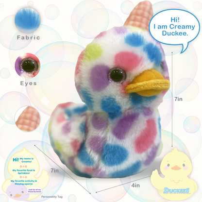 World's Softest Plush - 7" Creamy Plush Duckee Ice Cream