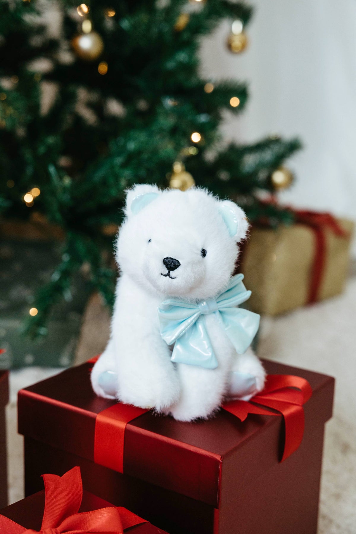 Holiday Icey Polar Bear Small 9" (23cm) Eco-Plush