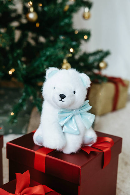 Holiday Icey Polar Bear Small 9" (23cm) Eco-Plush