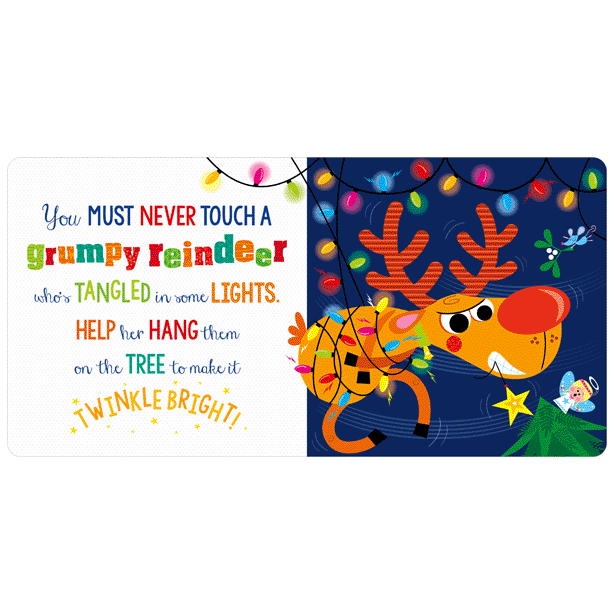 Board Book Never Touch a Grumpy Reindeer!