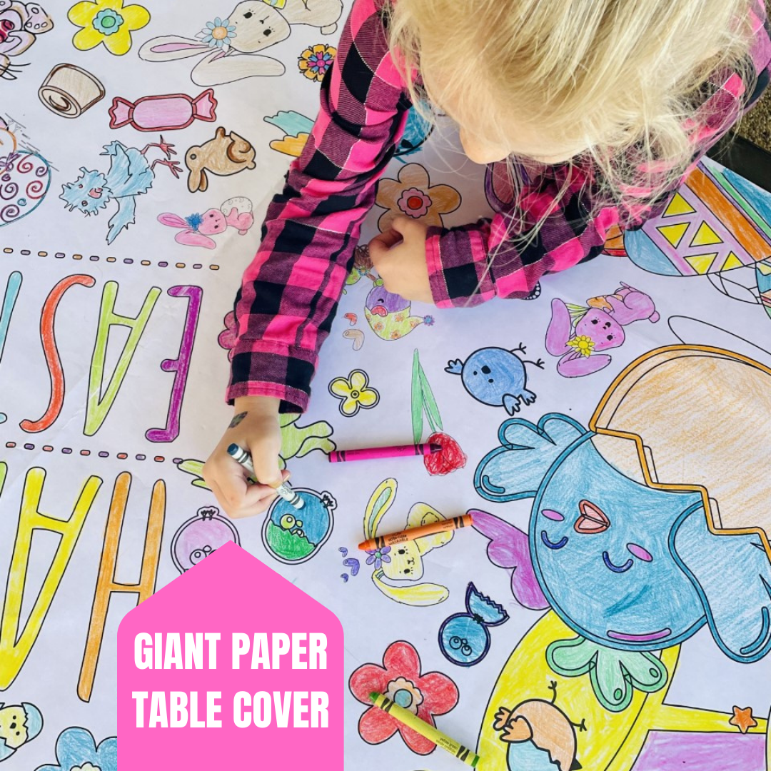 Easter Coloring Tablecloth Activity
