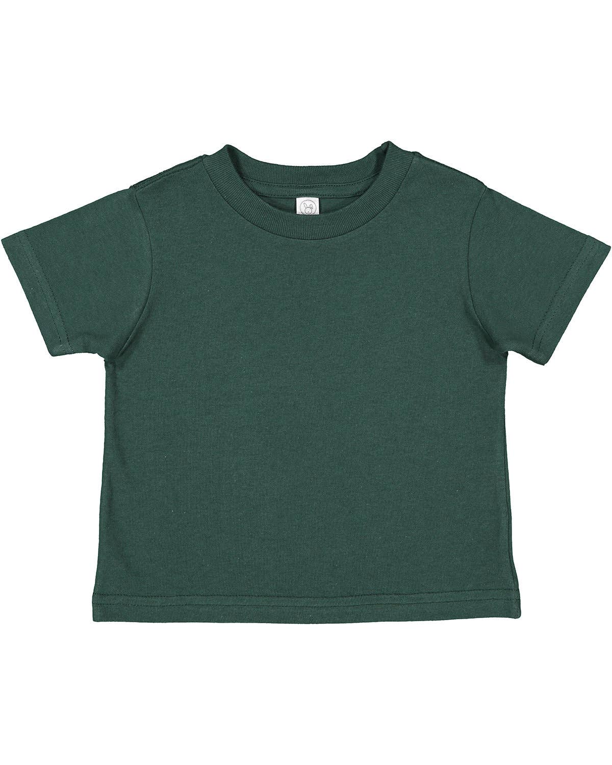 Rabbit Skins Toddler Cotton Jersey Blank T-Shirt 3301T 3301J: White / 5/6