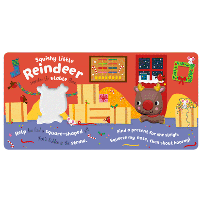 Board Book Squish 'n' Squeeze Reindeer!