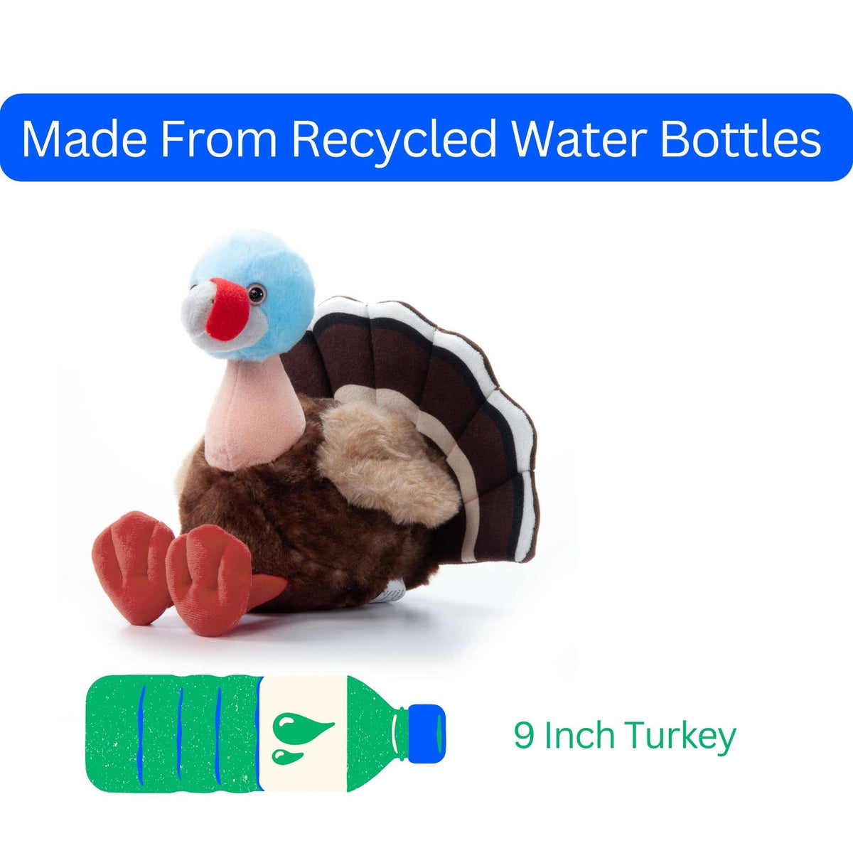 8" (18cm) Wild Onez Small Turkey Thanksgiving Gift