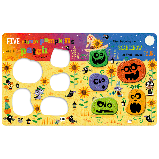 Board Book Never Touch the Grumpy Pumpkins