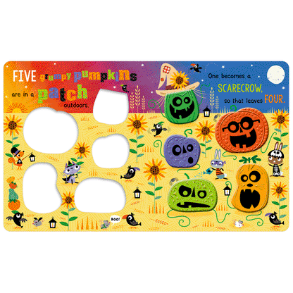 Board Book Never Touch the Grumpy Pumpkins