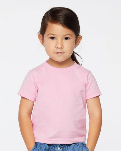 Rabbit Skins Toddler Cotton Jersey Blank T-Shirt 3301T 3301J: White / 2T