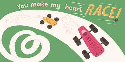 I Wheelie Love You by Hannah Eliot: Board Books; 14 pages / English